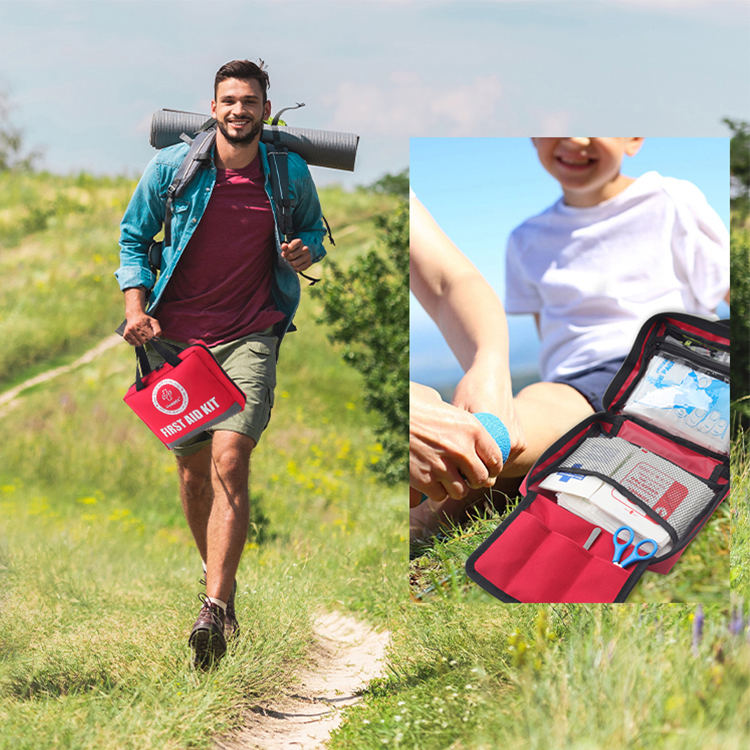 Профессиональная красная Оксфордская аптечка, медицинская сумка для дома, автомобиля, работы, экстренной помощи, кемпинга, охоты и туризма на открытом воздухе